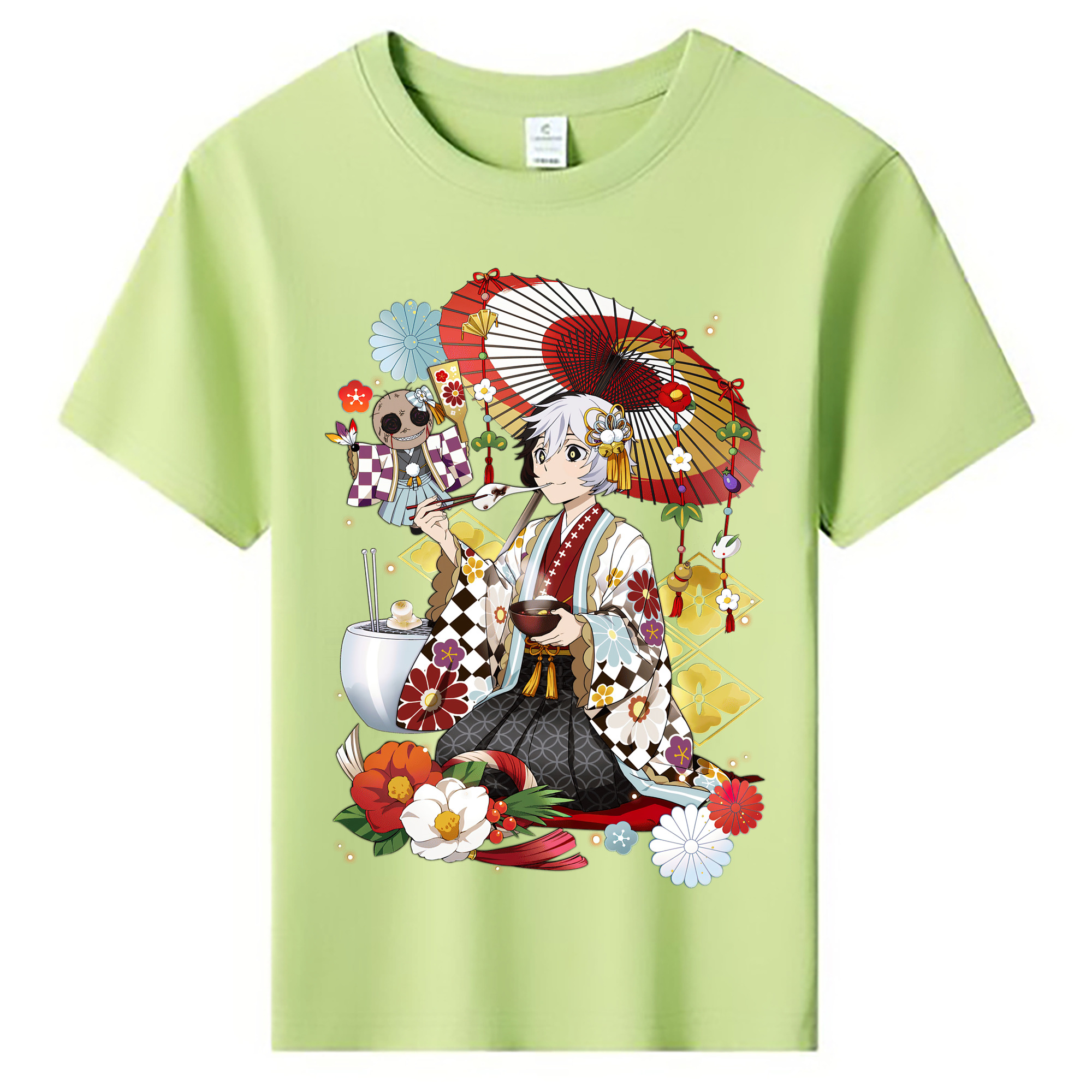 （画像用） 文豪ストレイドッグス Bungo Stray Dogs 綿100％キッズTシャツ（フロントプリント）